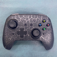 Manette de jeu sans fil Burst Crack pour Nintendo Switch/Lite/Oled Manette de jeu sans fil à émission de lumière pour Nitendo Switch