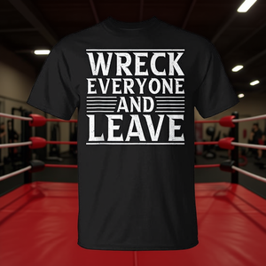 Détruire tout le monde et laisser le sport aux entraîneurs – Débardeur de lutte – Produit promotionnel - Product Image 3