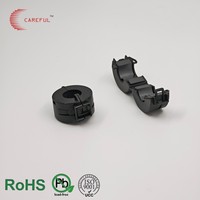 Noyau de ferite fendu, filtre EMI, serpentin de ligne d'alimentation pour la suppression du bruit des câbles, pour câbles de 3 mm à 30 mm de diamètre