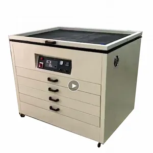 Fábrica Screen Printing Pre-press Equipment Tela secagem gabinete e exposição unidade para venda