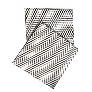 مخصص مرن مقاوم للصدمات مقاوم للاهتراء سيراميك + بطانات مطاطية صوامع صفائح مضلعة سطح ناعم عملية الفلكنة الساخنة - Product Image 3