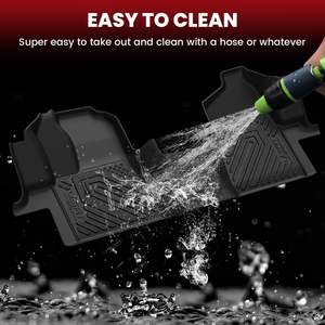 <span class=keywords><strong>Tapis</strong></span> de sol avant X-RACING 2015-2021 pour <span class=keywords><strong>Transit</strong></span> 150/250/350/350HD, toutes saisons, en TPE, noir, 3D, 5 mm d'épaisseur, ensemble complet de 4 pièces - Product Image 4