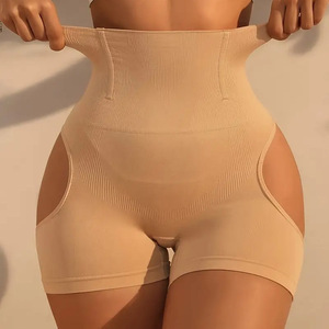 Taille haute sans couture Shapewear pour les femmes hanche et fesses levage ventre serrage corps Shaper tenue quotidienne slips amincissants - Product Image 5