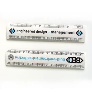 शासक 15 सेमी <span class=keywords><strong>6</strong></span> इंच फ्लैट अंडाकार मीट्रिक स्केल शासक - Product Image 1