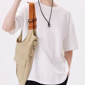 Gilet fonctionnel pour homme, kaki, grandes poches, vêtements de travail en plein air, vêtement de superposition, unisexe adulte - Product Image 3