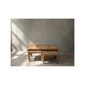 Mesa de Centro Moderna Devora con Elegante Tablero en Tonos de Madera, Estructura Resistente y Detalles Metálicos para Sala de Estar, Muebles para el Hogar - Product Image 5