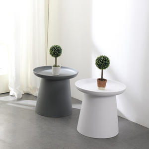 Nordic Round Plastic Coffee <b>Table</b> Small Apartment Minimalist Sofa <b>Side</b> <b>Table</b> Simple Balcony Trendy - Product Image 4