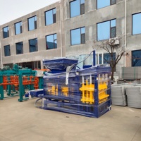 Machine automatique de fabrication de blocs hydrauliques autobloquants, technologie Noburn pour briques de construction, projet à faible investissement