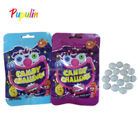 Challenge Fruit Flavor Chewy Candy White Color Candy Spicy Hot Tasted Chew Sugar
