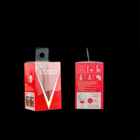 Vente directe usine – Boîte basse rectangulaire pliable en PVC, en matériau PET recyclable, avec logo imprimé sur mesure, écologique, OEM/ODM