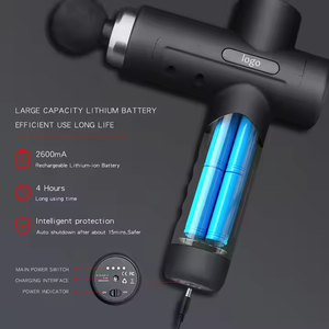 Pistola de masaje en frío y caliente con vibración de choque, masajeador de tejido profundo, pierna, brazo, pie, cuello, mano, músculo, pistola de masaje Facial inalámbrica - Product Image 3