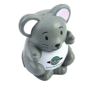 Jouet anti-stress en mousse PU de 10 cm, souris de dessin animé, boule de décompression mignonne LS005, province du Zhejiang