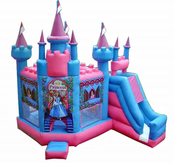 Castillo inflable de princesa para niñas, Combo de castillo hinchable para saltar, casa hinchable