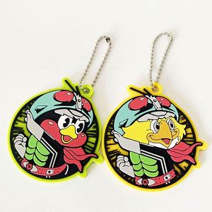 2024cheap Factory 2d Custom Shaped Die Cut Rubber Keyring Soft Pvc Keychain for Gifts - Product Image 5