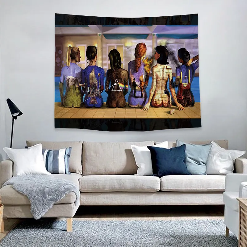 Schilderij Grote Antieke Vintage Klassieke Retro Impressionistische Hotel Decoratie Thuis Moderne Muur Opknoping Geschenk Japanse Tapestry