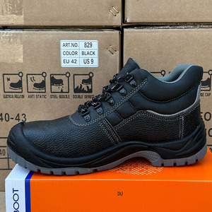 LIGHT BEARER 829 Scarpe Antinfortunistiche Antiscivolo a Taglio Medio per Edilizia, Miniera e Industria, <span class=keywords><strong>Stivali</strong></span> da Lavoro per Uomo - Product Image 6