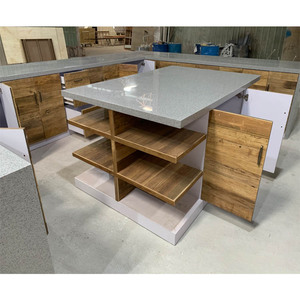 L形状尺寸的越野吧台不锈钢Led灯条柜台最受欢迎的咖啡馆商店 - Product Image 4