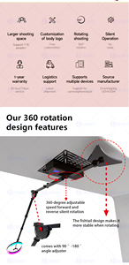 2025 mớ<span class=keywords><strong>i</strong></span> 360 overhead biểu tượng tùy chỉnh Photo Booth Top Spiner video Booth Capture xoay video từ trên cao cho đám cướ<span class=keywords><strong>i</strong></span> bên - Product Image 2