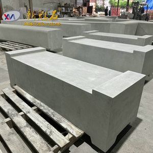 Nuevo Banco de Jardín Magic Stone UHPC de 3 cm de Grosor, Resistente a la Corrosión, Banco Artístico para Exteriores, para Parques y Plazas - Product Image 2