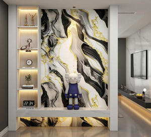 Autocollant mural prix usine, <span class=keywords><strong>papier</strong></span> <span class=keywords><strong>peint</strong></span> auto-adhésif imperméable effet bois pour fond mural d'appartement et salon - Product Image 5