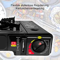Réchaud à gaz butane portable OEM pour camping, mini cuisinière à gaz portable, brûleur à gaz propane butane pour wok
