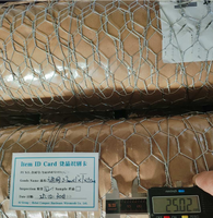 Grillage hexagonal galvanisé à chaud, grillage à poules, maille de 1/2 pouce et 1 pouce, revêtement PVC, pour cages à lapins et volières, rouleau de 50m