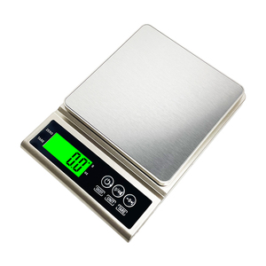 Balance alimentaire électronique numérique pour usage domestique, balance <span class=keywords><strong>de</strong></span> cuisine 10 kg avec plateau en acier inoxydable - Product Image 4