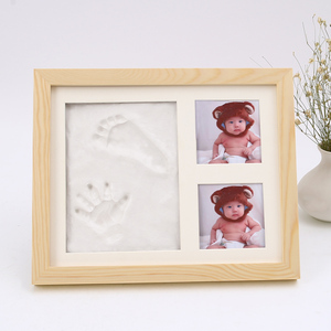 Cornice in Legno per Impronte di Mani e Piedi di Neonati, Decorazione per Casa, Marca AZY, per Commemorazione del Primo Mese e Cento Giorni - Product Image 3