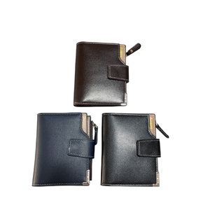 Portafoglio Corto Trifold in Pelle PU <span class=keywords><strong>di</strong></span> <span class=keywords><strong>Marca</strong></span> Economico per Giovani Uomini - Product Image 6
