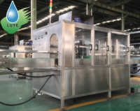 Machine de remplissage monobloc pour bouteilles de 5 gallons, ligne de nettoyage et de bouchage, machine de production d'eau pure industrielle