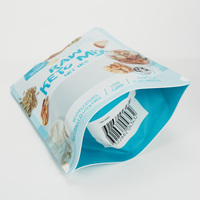 Sac à collation étanche à l'humidité imprimé en couleur personnalisé avec fermeture éclair pour biscuits, gâteaux, sucettes, chewing-gums, pizzas, fournisseur de confiance