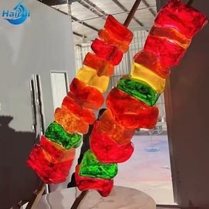 Escultura de Hongo de Fibra de Vidrio Pintada a Mano, Colorida y Divertida, para Fotografía Comercial y Exhibiciones en Zonas de Comida - Product Image 2