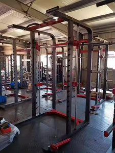 Máquina <span class=keywords><strong>Smith</strong></span> de Alta Calidad, Multifuncional, para Sentadillas y Entrenamiento de Fuerza, con Cable, 3D, Half Rack - Product Image 4
