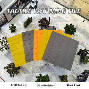 Dalles Tactiles pour Aveugles en PVC, Bande Indicatrice de Sol en Plastique PU TPU Polyuréthane Caoutchouc, Dalisheng Mall - Product Image 2