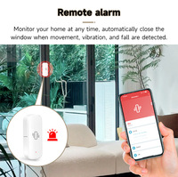 Capteur de vibration intelligent Tuya Zigbee pour la sécurité à domicile et en hôtel, protection IPS, application Smart Life, surveillance à distance en temps réel