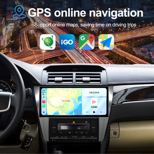 Radio para Auto Android Navihua con Navegación GPS, CarPlay, DSP, Sistema Multimedia Estéreo para Toyota Camry 2015-2017, Unidad Principal - Product Image 2
