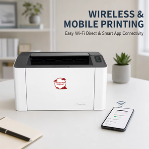 <span class=keywords><strong>Impresora</strong></span> Láser Monocromática A4 <span class=keywords><strong>HP</strong></span> LaserJet 108w, <span class=keywords><strong>Impresora</strong></span> Láser Inalámbrica en Blanco y Negro con Aplicación <span class=keywords><strong>HP</strong></span> Smart para Oficina en Casa - Product Image 4