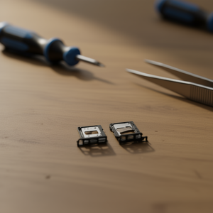 Bandeja para tarjeta SIM y Micro SD para Xiaomi Mi11 Lite, pieza de repuesto negra, material ABS - Product Image 3