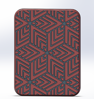Tapis de séchage pliable antidérapant Feepop en pierre, motif ondulé fabriqué à la machine, design classique, pour comptoir de cuisine, en terre de diatomée, absorbant l'eau