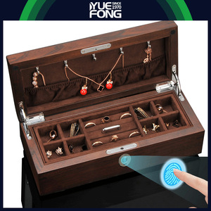 Yuefeng Maishi Electronic Fingerprint Lock Zinc Alloy Iron Gray G7-4 For Jewelry <b>Storage</b> Drawer Office Cabinet - Product Image 4