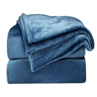 Échantillon gratuit, couverture de voyage en flanelle de corail douce personnalisée, 100% polyester, qualité peluche minky, écologique, quatre saisons