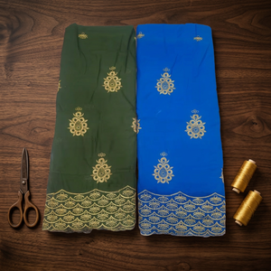 Toub Sudani Bordado en Algodón de Alta Calidad |   Tela Ecológica Antibacteriana para Ropa de Boda |   Diseño Personalizado - Product Image 5