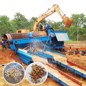 5TPH-100TPH Areia Aluvial Móvel Diamante Gravidade Mineração Lavagem Planta Máquina De Processamento Mineral Separador - Product Image 5