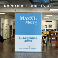 Comprimés de MACA naturels de haute qualité en gros pour hommes - 4 comprimés/boîte, érection rapide en 30 minutes, sans cruauté animale