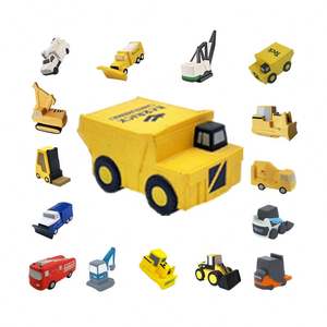 Pelota Antiestrés de Camión Volquete, Juguete Suave y Blandito, Pelota Antiestrés con Forma Personalizada de Camión Volquete - Product Image 1