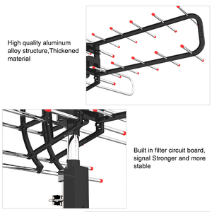 Vhf 360 Degree Rotation <b>Tv</b> Antennas Dvb-T Hdtv Antena <b>Remote</b> <b>Controlled</b> Outdoor Digital hd <b>Tv</b> Antenna for Long Range - Product Image 3