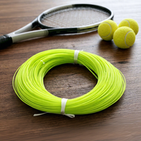 Senar Raket Tenis - Nylon Non-Polyester untuk Latihan Pemula Lembut, Tahan Lama & Sangat Elastis Buatan Taiwan