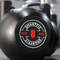 SMARTFIT Kettlebell Kompetisi Berlapis CPU Komersial Set Terkalibrasi Logo Kustom untuk Latihan Kekuatan di Gym