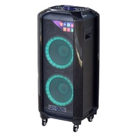 Alto-falante home theater sem fios 10 polegadas, recarregável, sistema de alto-falante