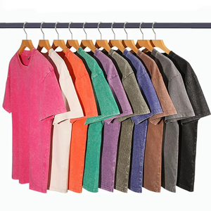 Camiseta DTG con Estampado, 100% Algodón, Lavado Ácido, Hombros Caídos, Estilo Urbano para Hombre, Logotipo Personalizado, Venta al Por Mayor - Product Image 1